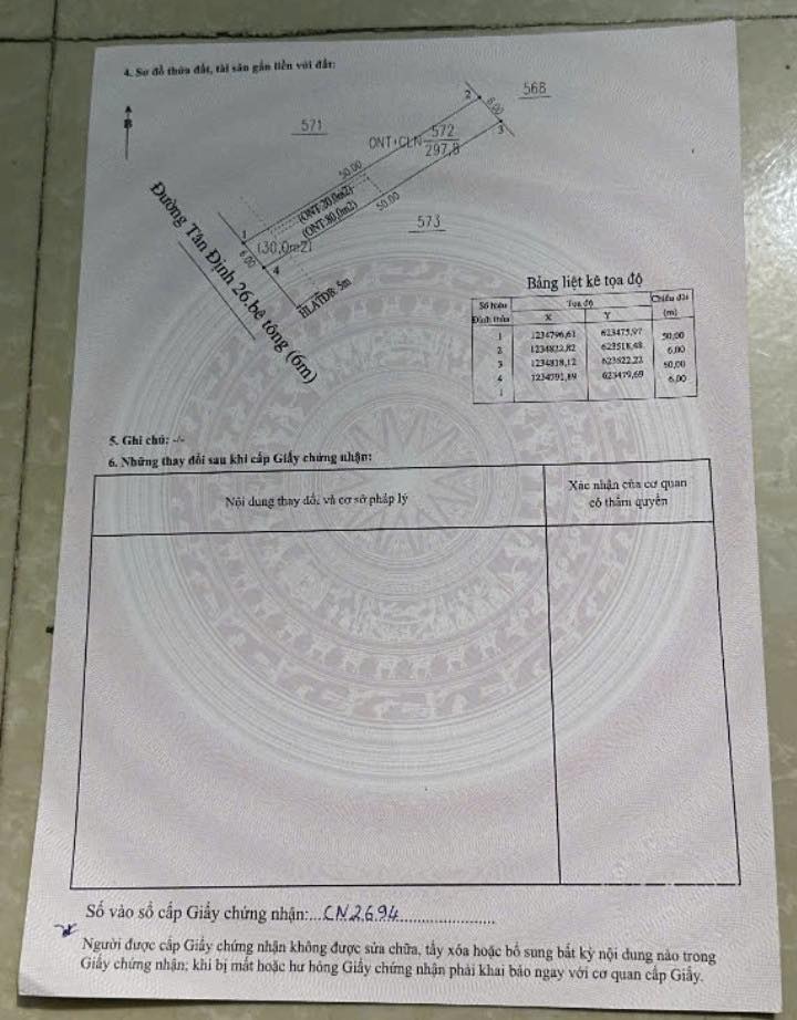 Đất Tân Định Bắc Tân Uyên 300m² giá 1 tỷ - Cơ hội đầu tư tốt!