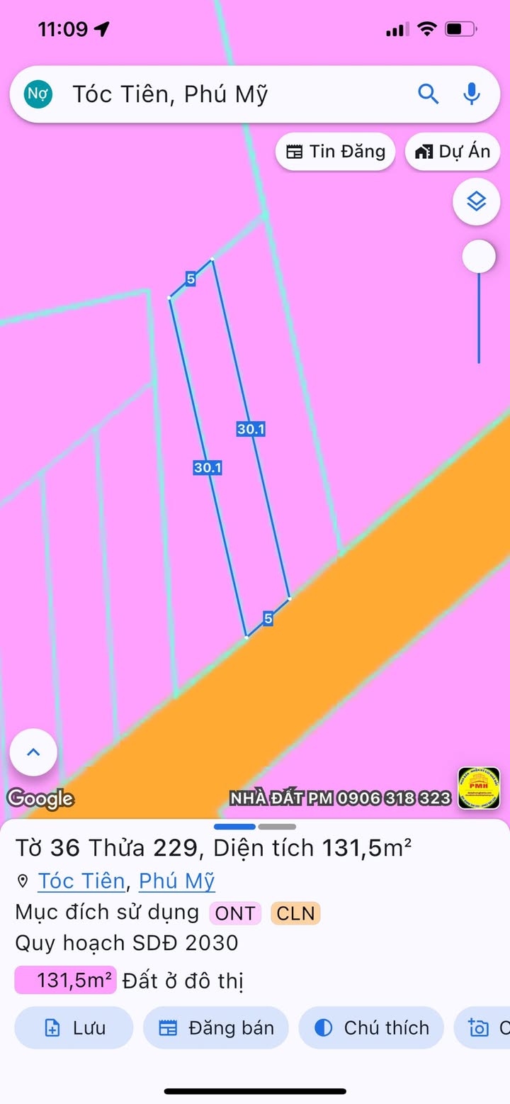 Đất thổ cư Tóc Tiên 150m² giá 1.65 tỷ - Đầu tư sinh lời, vị trí đắc địa!