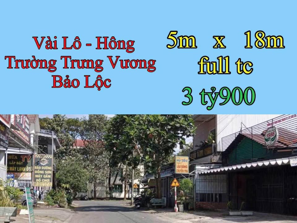 Đất nền Bảo Lộc 90m² giá 3.9 tỷ - Sổ hồng chính chủ, full tiện ích!