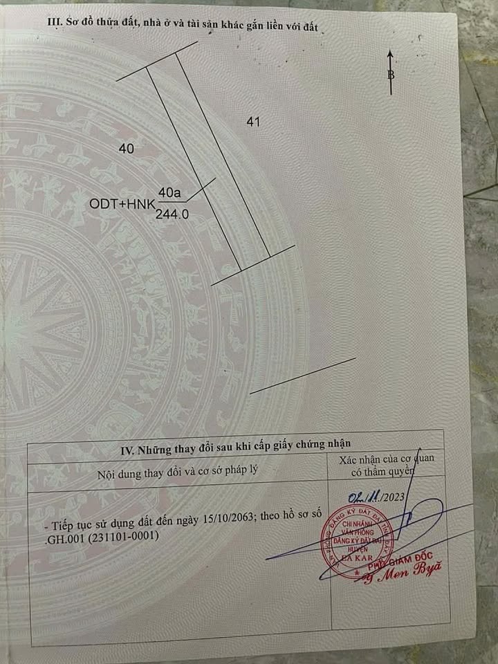 Đất thổ cư đường Bà Triệu, Ea Kar 240m² giá 1 tỷ - Cơ hội đầu tư tuyệt vời!
