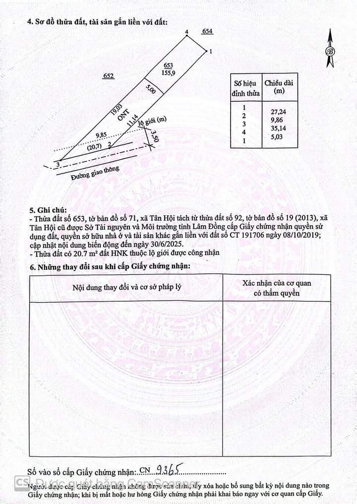 Đất thổ cư Tân Hội, Đức Trọng 155,9m² giá 620 triệu - Đầu tư lý tưởng!