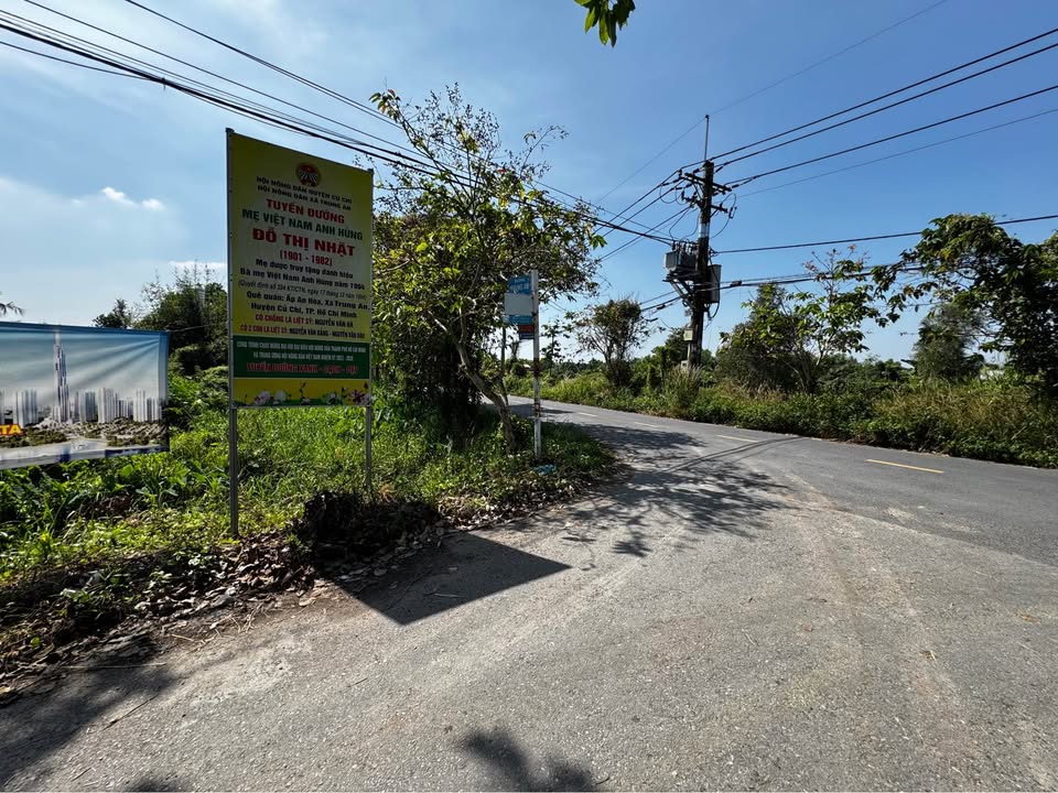 Đất nền 1100m² khu dân cư Trung An Củ Chi giá chỉ 4.2 tỷ - Cơ hội đầu tư hấp dẫn!