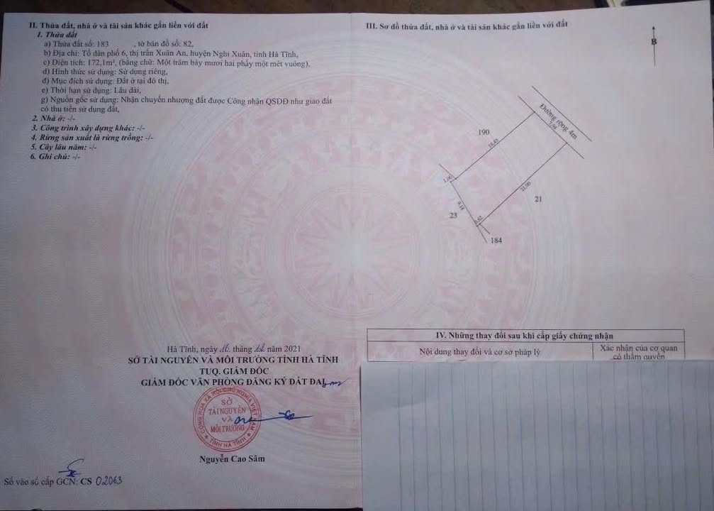 Đất nền Nghi Xuân, Hà Tĩnh 174.68m² giá 2.1 tỷ - Đầu tư sinh lời ngay!