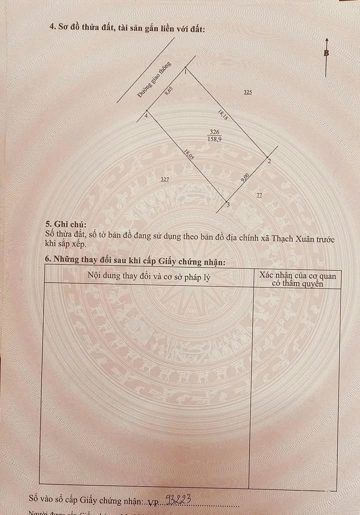 Đất nền Thạch Xuân 158m² giá chỉ 680 triệu - Đường bê tông ô tô tránh nhau!