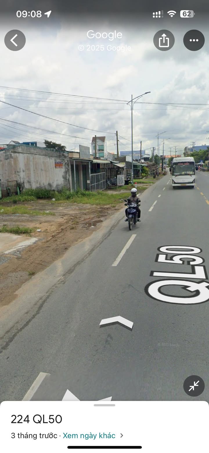 Đất mặt tiền Quốc Lộ 50 Tân Mỹ Chánh 1000m² giá 7.8 tỷ - Thích hợp làm kho bãi