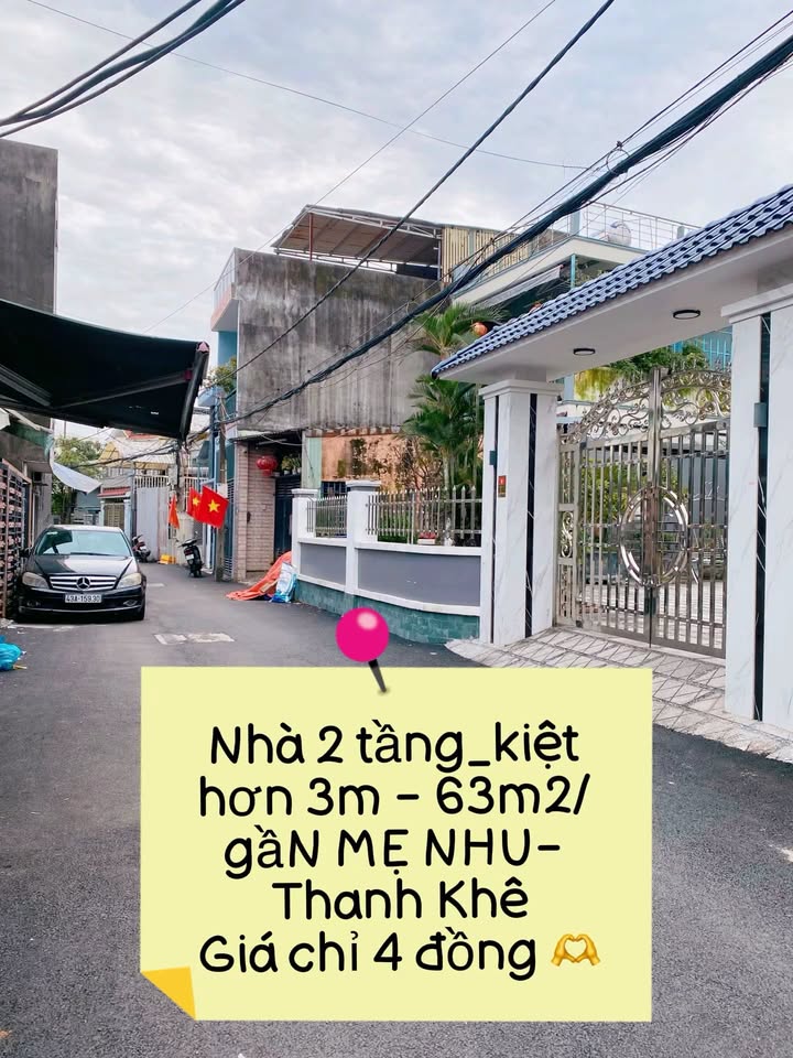 Nhà 2 tầng tại Mẹ Nhu, Thanh Khê 43m² giá 3.6 tỷ - Dọn vào ở ngay!