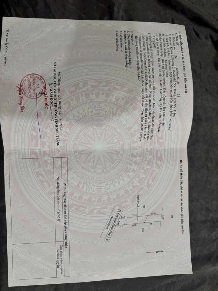 Nhà mặt lộ ô tô Trường An, Trường Khánh, Sóc Trăng 1500m² - Dọn vào ở ngay!