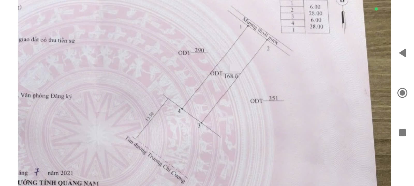 Lô đất mặt tiền đường Trương Chí Cương, TP Tam Kỳ 168m² giá 3.6 tỷ - Cơ hội đầu tư tuyệt vời!