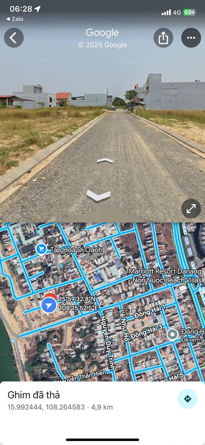 Đất đầu tư Ngũ Hành Sơn 125m² giá 5.3 tỷ - Sát Làng Đại học, tiềm năng cho thuê cao!