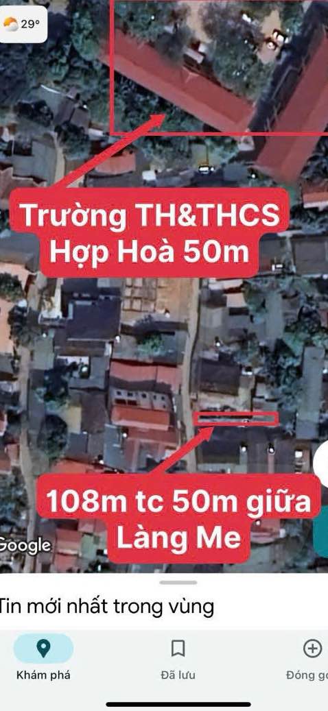 Đất nền chính chủ Hợp Hoà, Tam Dương 100m² giá chỉ 600 triệu - Cơ hội vàng cho nhà đầu tư!