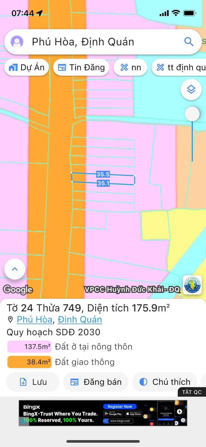 Đất nền Phú Hòa Thủ Dầu Một 175m² giá chỉ 500 triệu - Đầu tư sinh lời ngay!