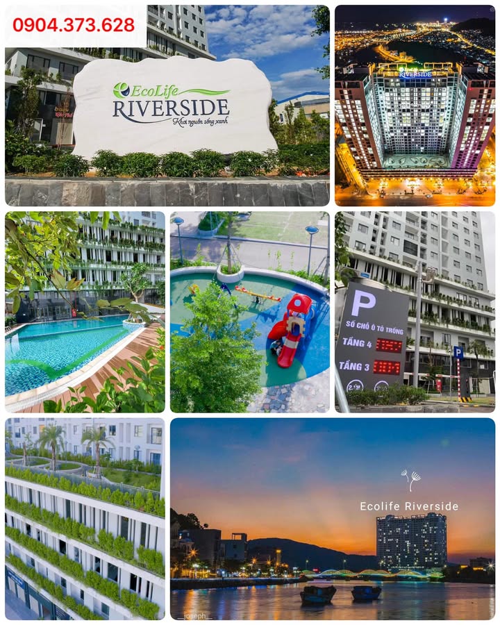 Chung cư Ecolife Riverside Quy Nhơn 1-3PN giá từ 4.3 triệu - Nội thất đầy đủ