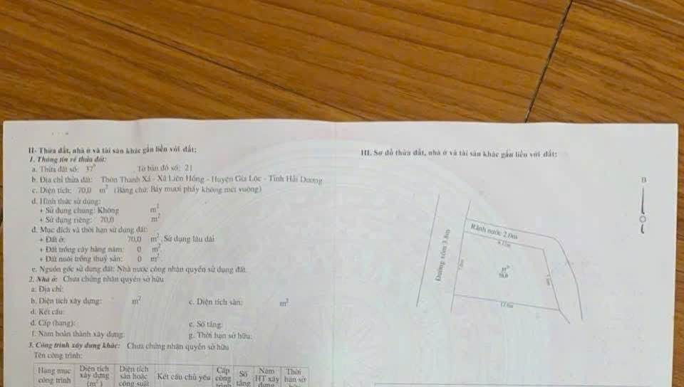 Đất nền Liên Hồng 70m² giá 1.7 tỷ - Gần chợ Ê Tô thuận tiện kinh doanh!