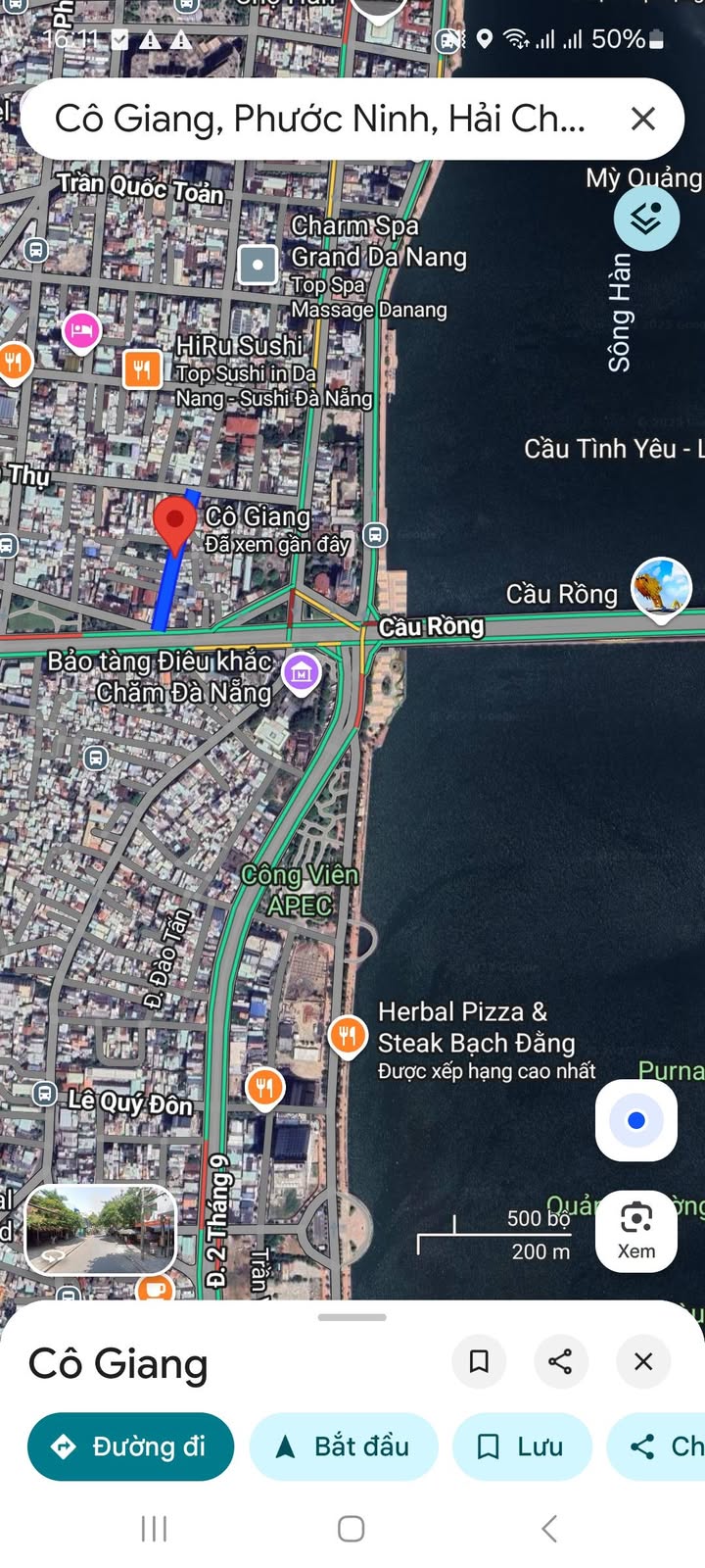 Đất tặng nhà 3 tầng mặt tiền Cô Giang, Đà Nẵng 146m² chỉ 18 tỷ - Cơ hội đầu tư hấp dẫn!