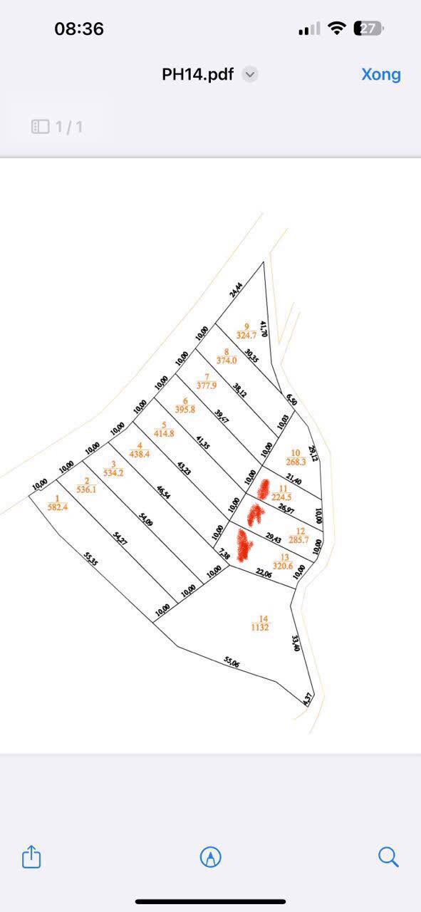Đất nền Phước Hải 224m² giá 1.75 tỷ - Mặt tiền đường nhựa thoáng đãng!