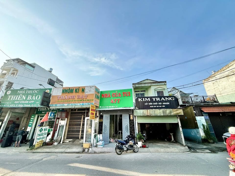 Nhà mặt tiền kinh doanh Hiệp Thành 59m² giá 4.5 tỷ - Sổ hồng riêng, full nội thất!