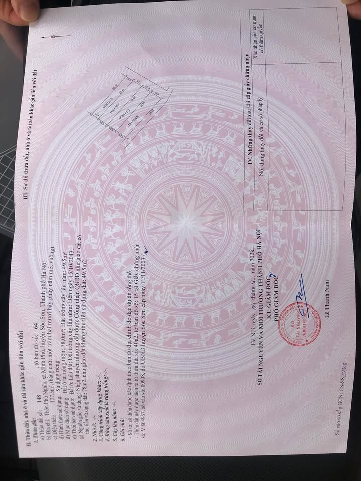 Đất nền Minh Phú Sóc Sơn 128m² giá 2.816 tỷ - Cơ hội đầu tư hấp dẫn!