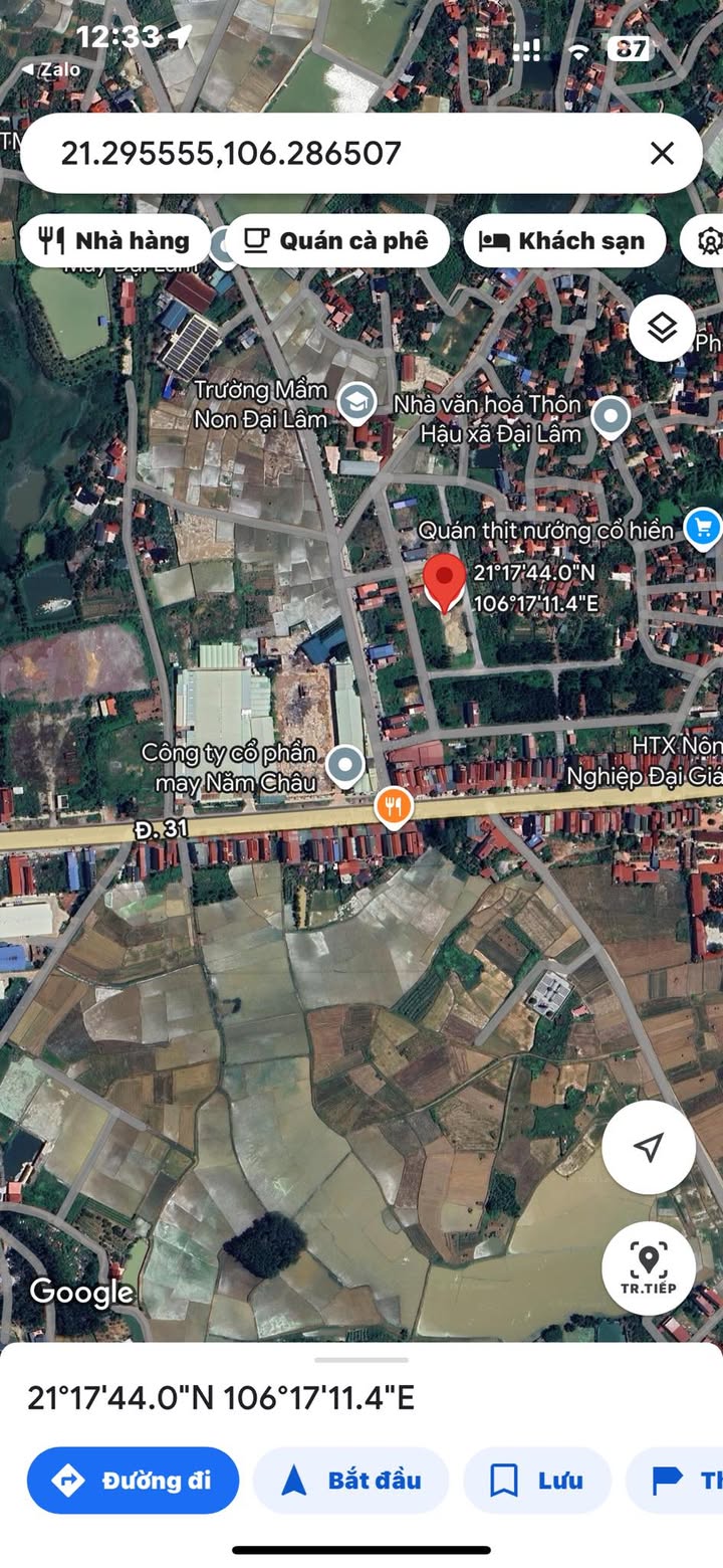 Đất nền Lạng Giang 110m² giá 2.1 tỷ - Đầu tư sinh lời hấp dẫn!