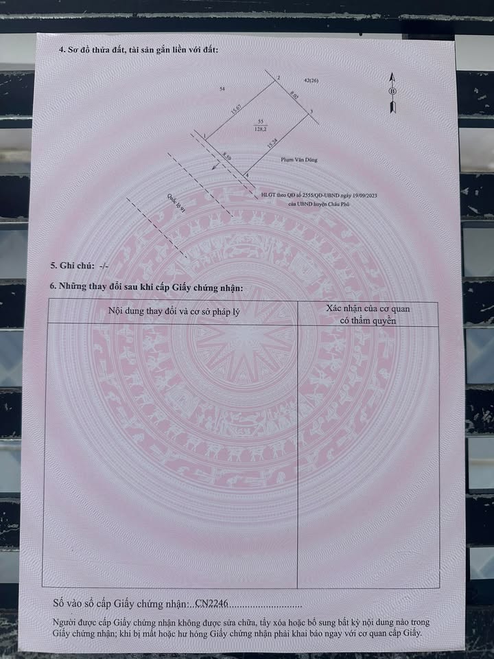 Đất nền Quốc lộ 91, Châu Đốc 128m² - Giá hấp dẫn, chính chủ bán nhanh!