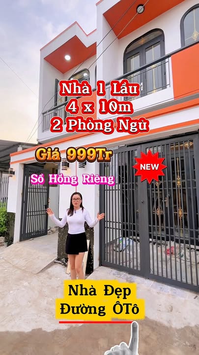 Nhà 1 Lầu Tân Kim, Cần Giuộc 40m² giá 999 triệu - Pháp lý sổ hồng chính chủ!