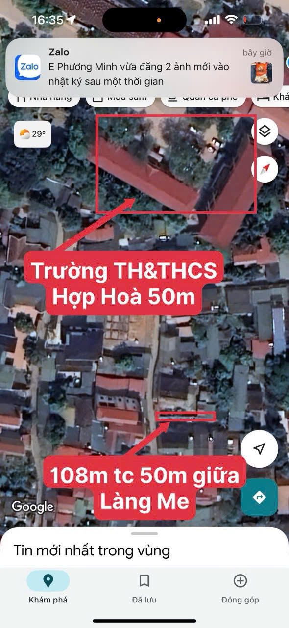 Đất thổ cư Hợp Hòa, Tam Dương 100m² chỉ 600 triệu - Cơ hội đầu tư tuyệt vời!