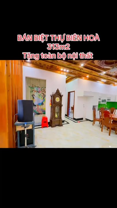 Biệt thự mái thái Trảng Dài 313m² giá 8.5 tỷ - Full nội thất cao cấp!