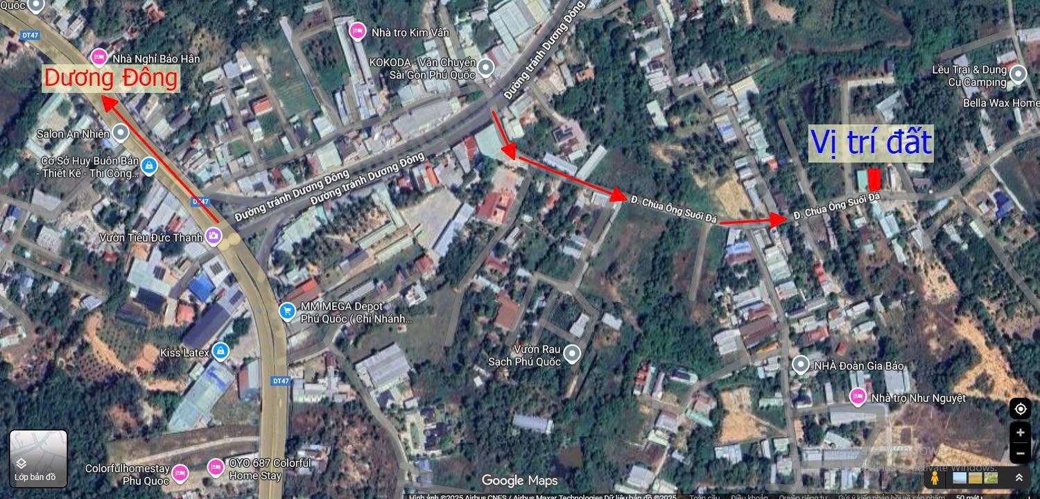 Đất mặt tiền đường Chùa Ông Suối Đá, Dương Tơ, 106m² - Cơ hội đầu tư sinh lời!