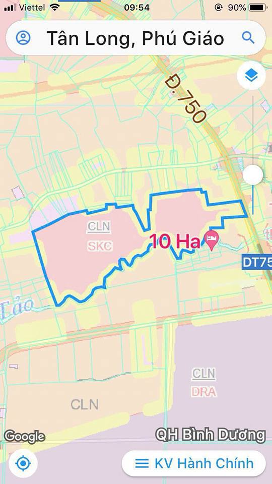 Đất nền Farm Tân Long Phú Giáo 100.000m² giá thỏa thuận - Đầu tư sinh lời bền vững!