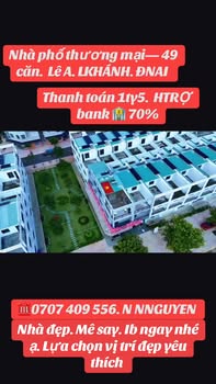 Shophouse mặt tiền đường Lê A, Bảo Vinh, Long Khánh - Diện tích 100m², Giá từ 4.5 tỷ - Cơ hội đầu tư vàng!