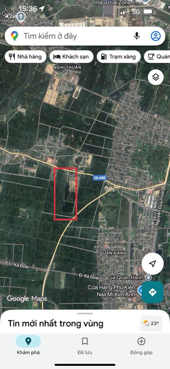 Đất sản xuất 10 hecta tại Nghi Long, Nghệ An - Cơ hội đầu tư cực tốt!