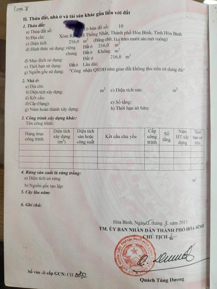 Đất nền đường An Dương Vương, Hòa Bình 216m² giá 1.944 tỷ - View đẹp, thoáng mát!