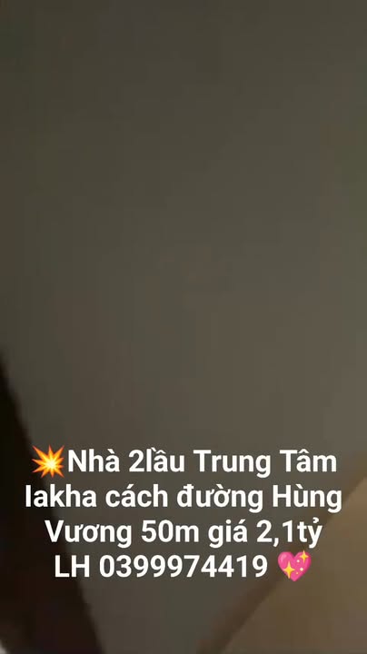 Nhà 2 tầng mặt tiền đường Hùng Vương, thị trấn Ia Kha 297m² - Thiết kế hiện đại, giá tốt!