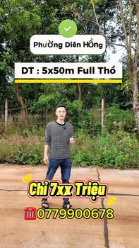 Đất thổ cư Diên Hồng, Pleiku 250m² giá chỉ 700 triệu - Cơ hội đầu tư tuyệt vời!