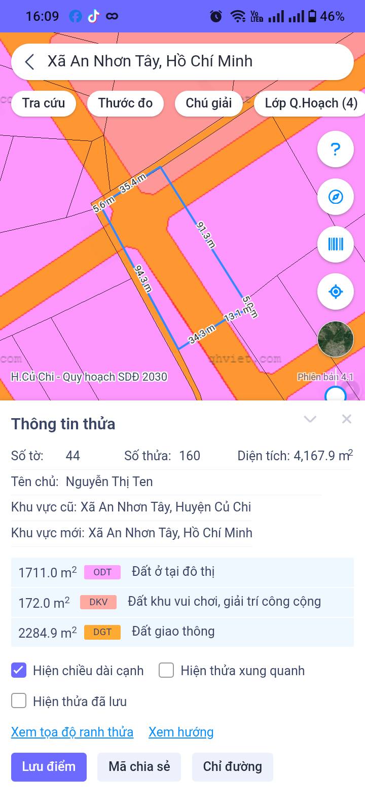 Đất nền An Nhơn Tây, Củ Chi 4100m² giá 10 tỷ - Đầu tư lý tưởng!