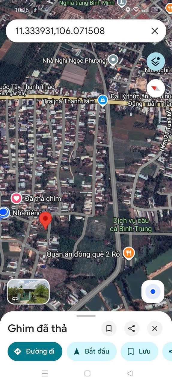 Đất nền 340m² ấp Cầy Xiêng, Châu Thành, Tây Ninh - Giá chỉ 95 triệu!