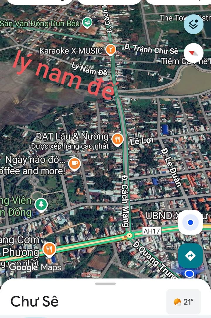 Đất thổ cư Lý Nam Đế, Chư Sê, Gia Lai 5310m² giá 1.85 tỷ - Đầu tư sinh lời!