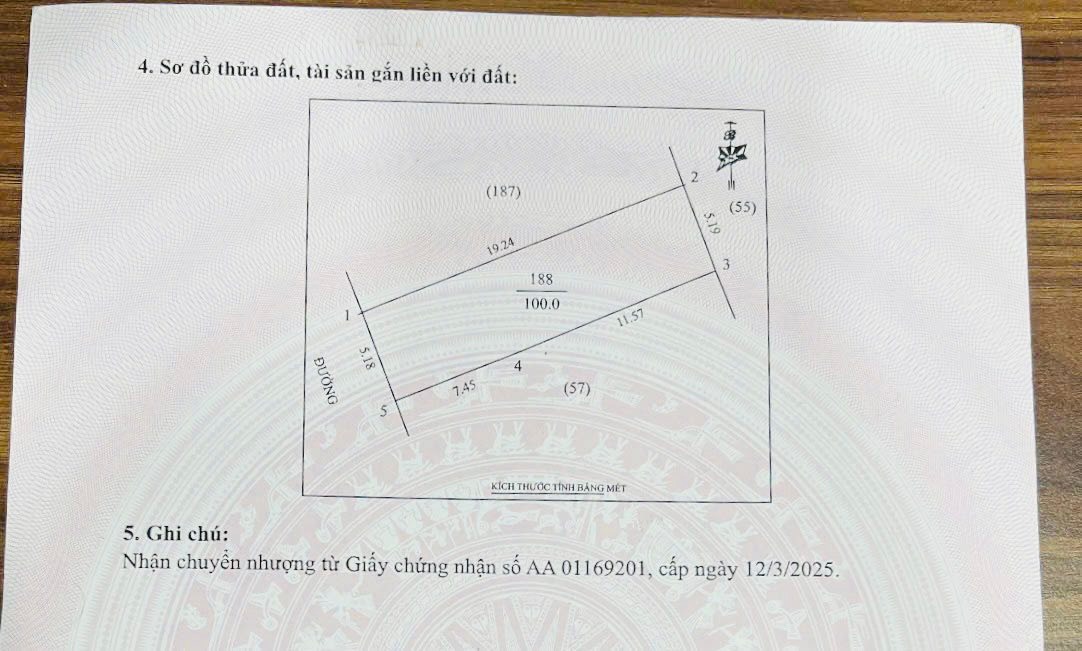 Đất Nghi Liên 100m² giá 2.3 tỷ - Đường nhựa thông rộng 5.5m, không lỗi phong thuỷ!