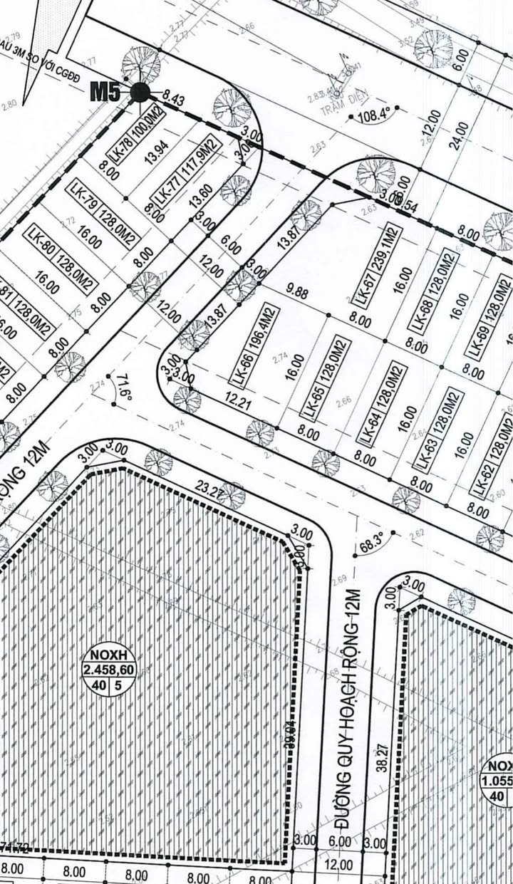 Biệt thự lô góc đường Vạn Xuân 196.4m² giá 6 tỷ - Xây dựng tự do 3 tầng!