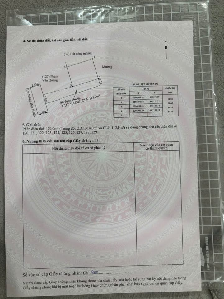 Bán lô nhà vườn Hòa Nghĩa Dương Kinh 700m² giá 3 tỷ - Cơ hội đầu tư hấp dẫn!