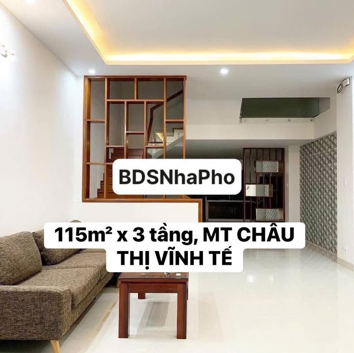 Nhà cho thuê 3 tầng mặt tiền Châu Thị Vĩnh Tế, Đà Nẵng - Diện tích 115m², vị trí sầm uất!
