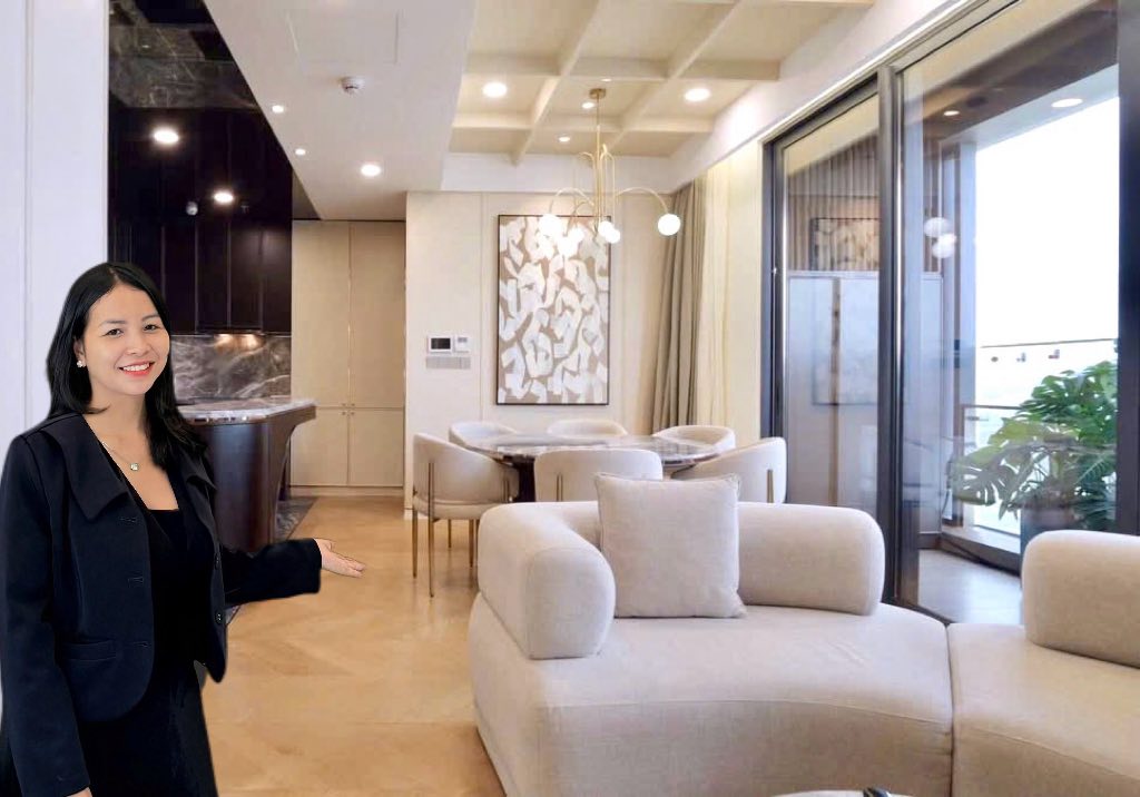 Căn hộ 3PN Lumiere Riverside quận 2 101m² giá 58 triệu - Full nội thất, view thành phố đẹp!