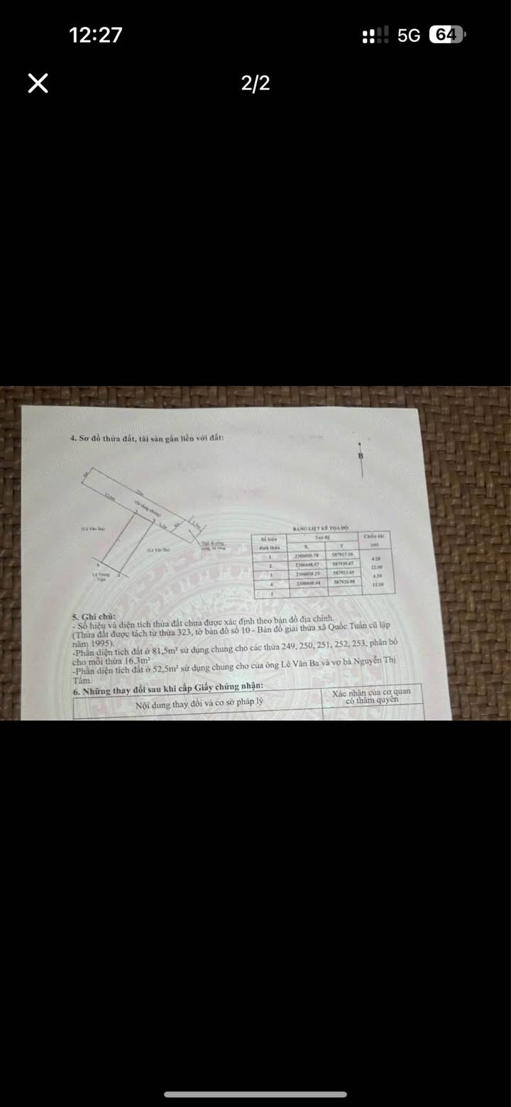 Đất nền Đặng Cương, An Dương 52m² giá 1 tỷ - Đầu tư sinh lời ngay!