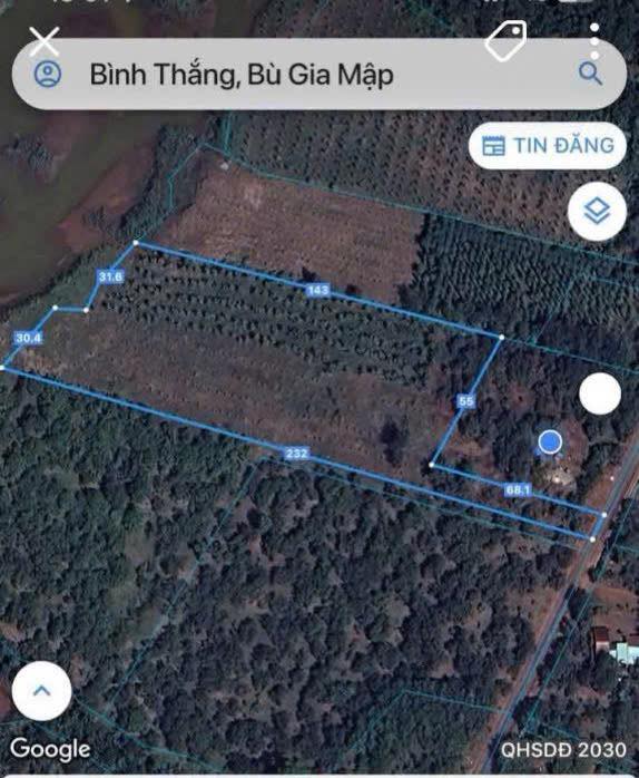 Đất nền 1ha mặt tiền đường nhựa xã Bình Thắng, Bù Gia Mập giá chỉ 1.3 tỷ - Cơ hội đầu tư tuyệt vời!