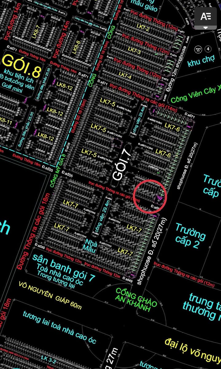 Đất nền Vĩnh Thái Nha Trang 100m² giá 6.3 tỷ - Vị trí vàng, tiện ích đầy đủ!