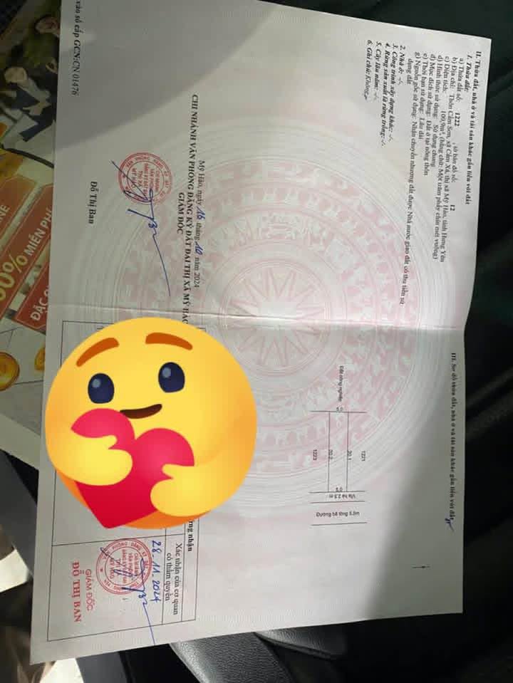 Đất nền Cẩm Xá, Mỹ Hào 100m² giá 3 tỷ - Khu vực sầm uất, đầu tư sinh lời!