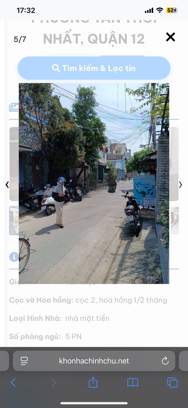 Nhà mặt tiền cho thuê Tân Thới Nhất 88m² giá 11.5 triệu - Đầy đủ nội thất