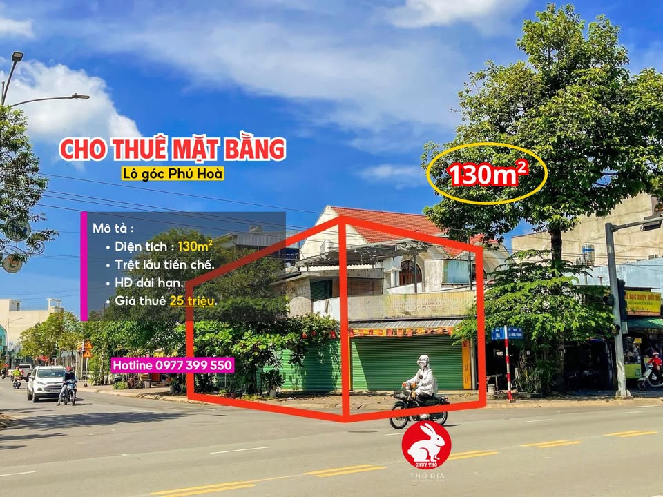 Shophouse cho thuê tại Phú Lợi, Thủ Dầu Một 130m² - Mặt tiền đẹp, góc 2 mặt tiền!