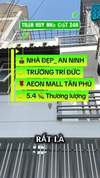 Nhà hẻm xe hơi Tân Phú 36m² giá 5.4 tỷ - Sẵn sàng vào ở ngay!