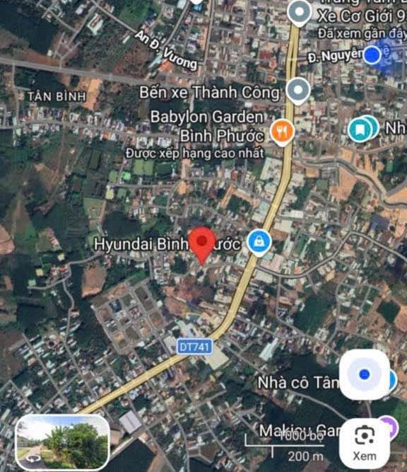 Đất nền hẻm 551 Tân Bình, Đồng Xoài, 503m² - Giá thỏa thuận hấp dẫn!