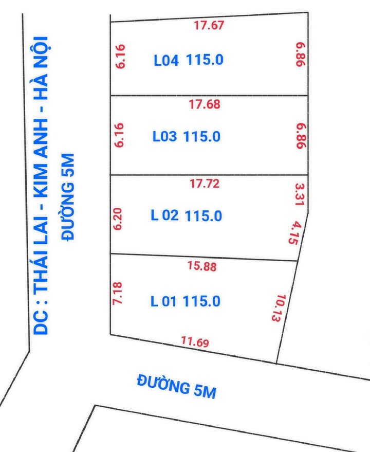 Đất nền Kim Anh, Sóc Sơn 100m² giá chỉ 1X triệu - Đầu tư sinh lời ngay!